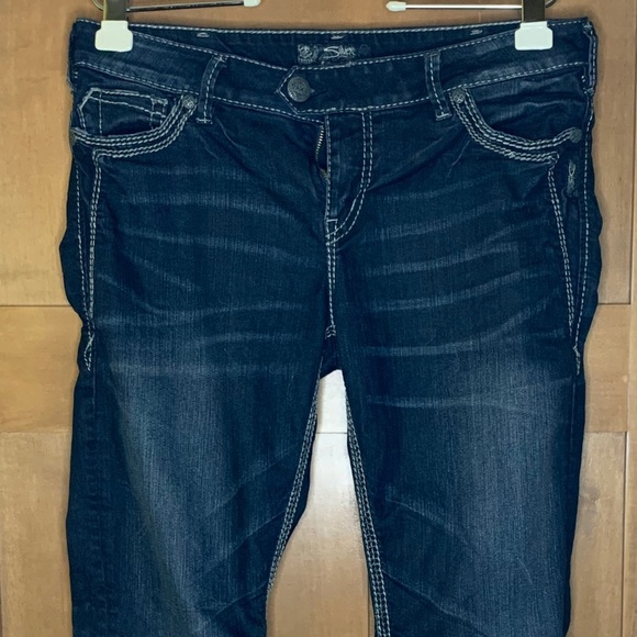 Silver Jeans Tuesday mid skinny jeans size 34x31 - Picture 1 of 9